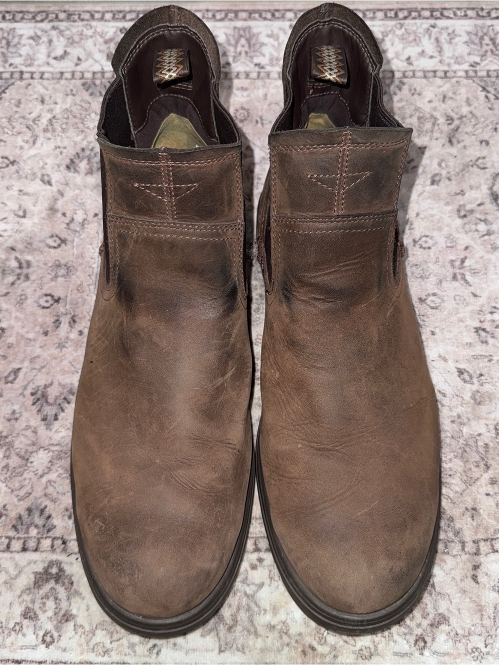 UGG Biltmore Chelsea Boot BROWN Leather 1103789 Size 13